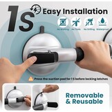 Zuignap Handgreep Badkamer Douche Toilet Zwart - 57% Korting