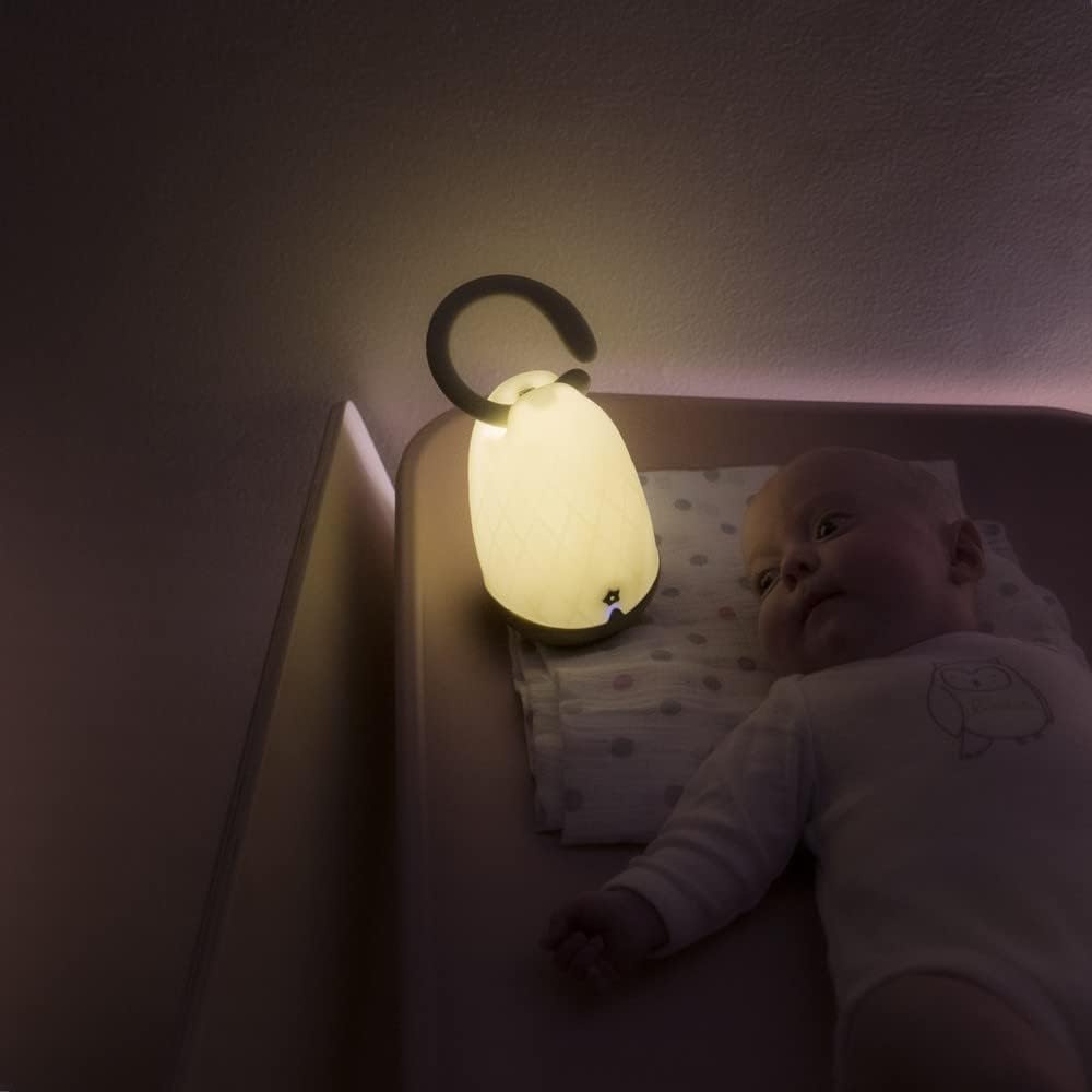 Nachtlampje Grijs Blaasbediening - 59% Korting