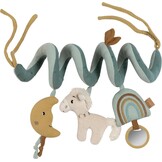 Activiteitenspiraal 35cm Roze/Beige met Rammelaar, Pieper & Glow-in-the-dark - 32% Korting!