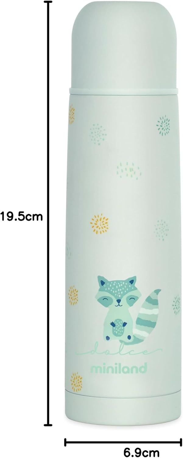 Thermosfles 500 ml Mint - 24u Warm/Koud - RVS - 57% Korting