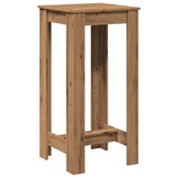 Bewaartafel bewerkt hout artisanaal eiken - 51x50x103,5 cm - 34% korting
