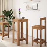 Bewaartafel bewerkt hout artisanaal eiken - 51x50x103,5 cm - 34% korting