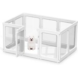 Transparante Hondenren 60cm - 10 Panelen - 35% Korting