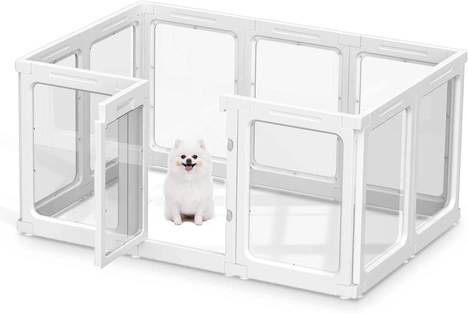 Transparante Hondenren 60cm - 10 Panelen - 35% Korting