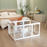Transparante Hondenren 60cm - 10 Panelen - 35% Korting
