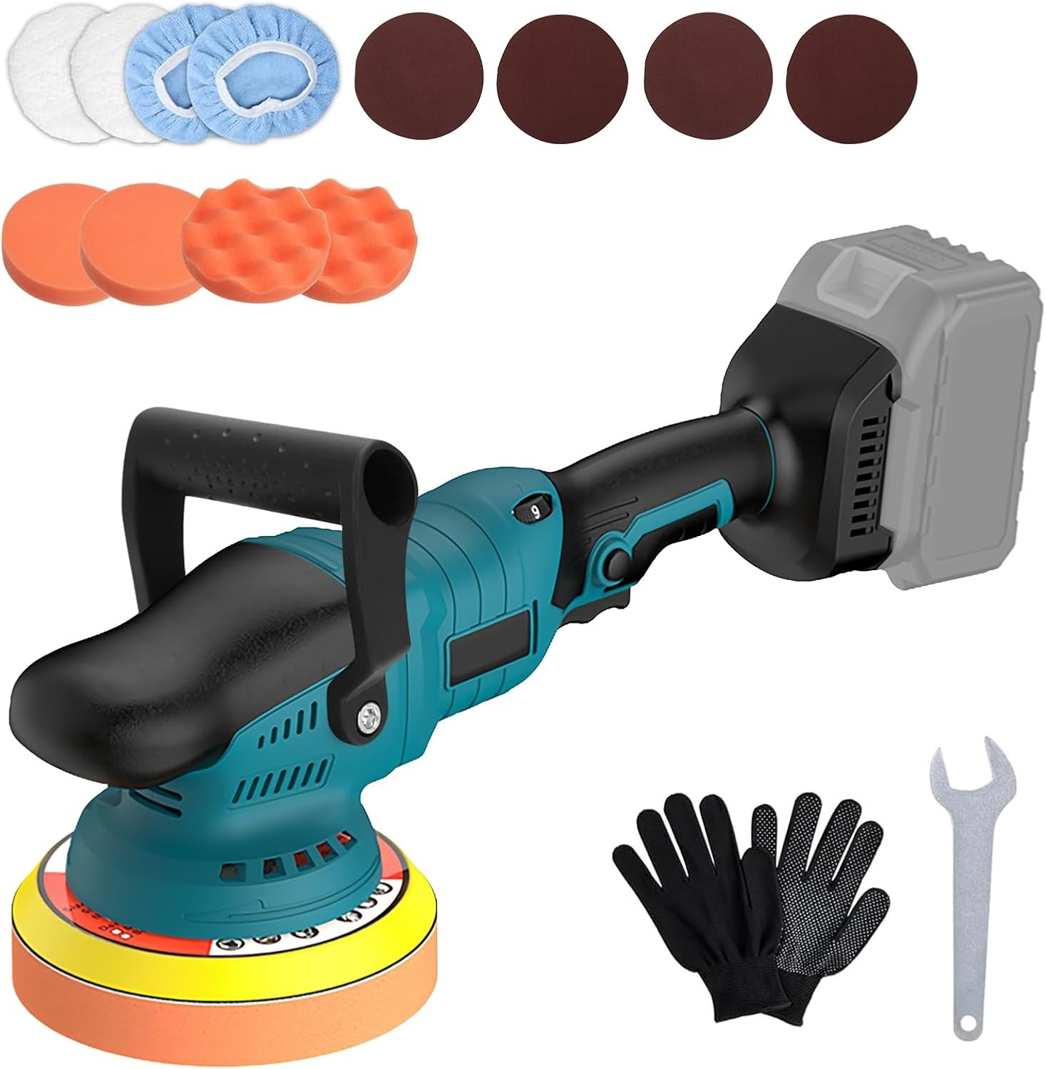 Draadloze Polijstmachine | 150mm | Makita 18V | 29% Korting
