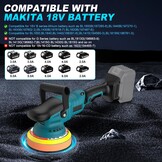 Draadloze Polijstmachine | 150mm | Makita 18V | 29% Korting