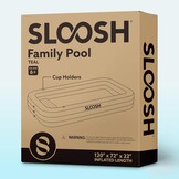 Opblaasbaar Familie Zwembad met Zitbank - 304x183x56 cm - 29% Korting