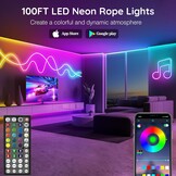 Neon LED Strip 30m RGB - IP65 Waterdicht, Muzieksynchronisatie