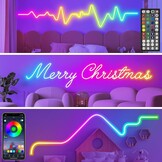 Neon LED Strip 30m RGB - IP65 Waterdicht, Muzieksynchronisatie