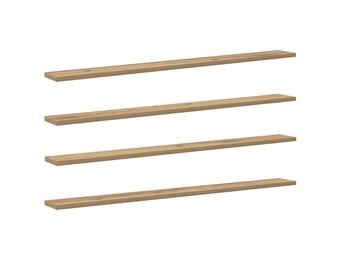 vidaXL Boekenplank Bord Bruin Bewerkt Hout 100x10cm - 32% Korting