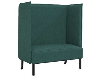 Donkergroene Hoge Rug Bank - Stof, 109x56x121cm | 54% Korting!