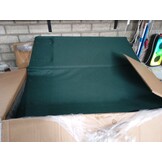 Donkergroene Hoge Rug Bank - Stof, 109x56x121cm | 54% Korting!