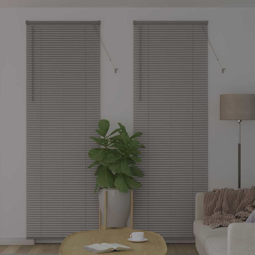 VidaXL Aluminium Raamblind Handmatig Zilver 75x220cm - 57% Korting