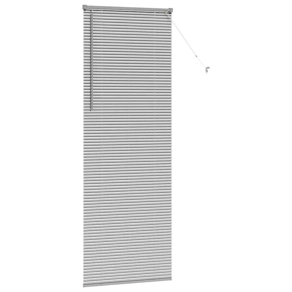 VidaXL Aluminium Raamblind Handmatig Zilver 75x220cm - 57% Korting