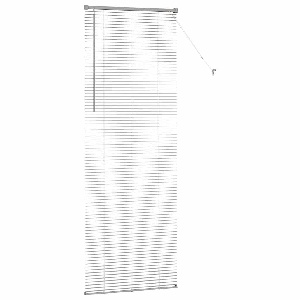 VidaXL Aluminium Raamblind Handmatig Zilver 75x220cm - 57% Korting