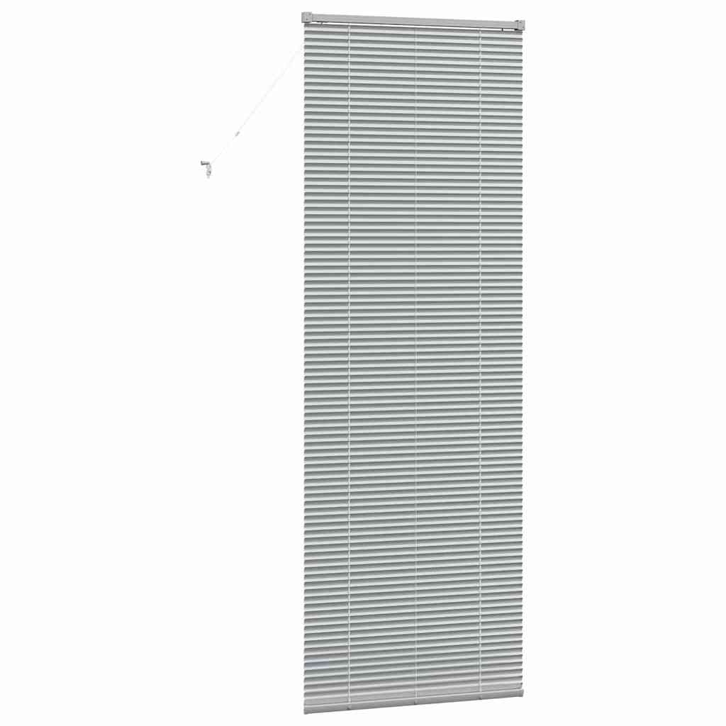 VidaXL Aluminium Raamblind Handmatig Zilver 75x220cm - 57% Korting