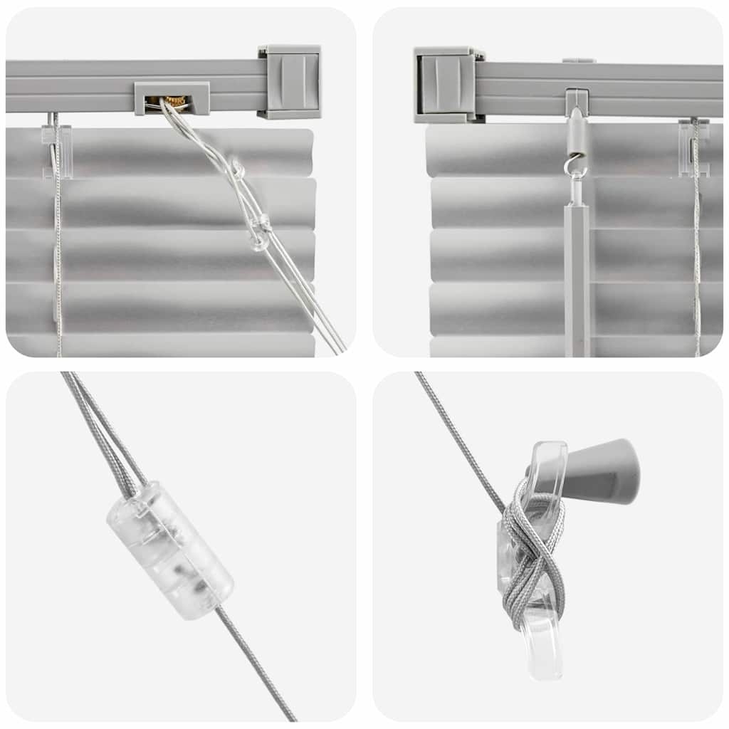 VidaXL Aluminium Raamblind Handmatig Zilver 75x220cm - 57% Korting