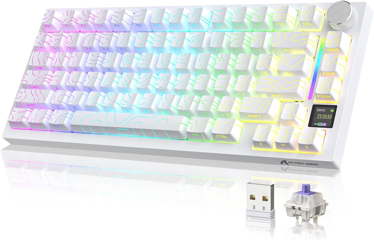 Mechanisch Toetsenbord (75%, TFT-scherm) - 29% Korting