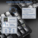Mechanisch Toetsenbord Gasket 75% met TFT-scherm (29% Korting)