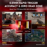 Gamingtoetsenbord ATTACK SHARK X65 HE - 29% Korting!