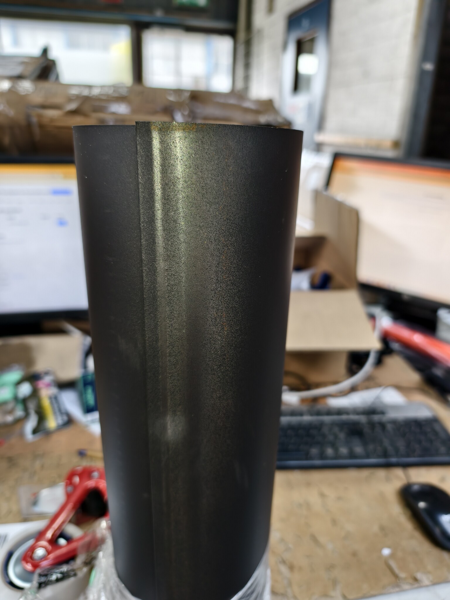 Kachelpijp Rookkanaal Staal Ø 120 mm - 50 cm Zwart Hittebestendig
