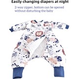 Baby Winterslaapzak Zebra-Leeuw Print - Afneembare Mouwen - 2.5 TOG - Maat 80 - 58% Korting