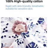 Baby Winterslaapzak Zebra-Leeuw Print - Afneembare Mouwen - 2.5 TOG - Maat 80 - 58% Korting