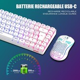Draadloos AZERTY Gaming Toetsenbord & Muis Combo - 29% Korting