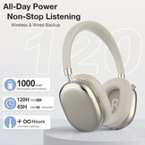 Over-ear Koptelefoon met ANC & 120 uur Speeltijd - 57% Korting!