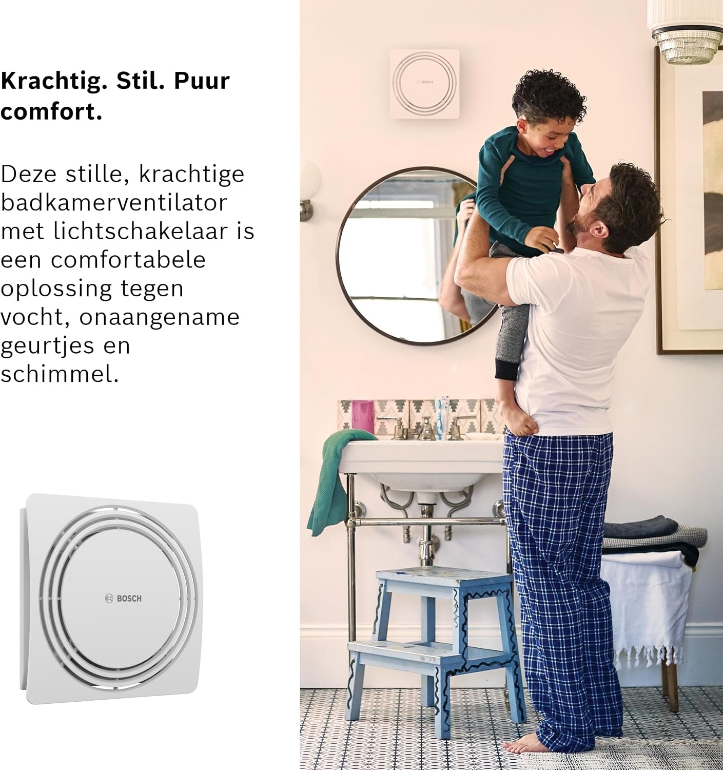 Bosch Stille Badkamer Ventilator 1900 (125mm) - Nu met 29% Korting!