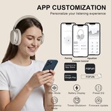 Over-ear Koptelefoon ANC Bluetooth 6.0 | 120u Speeltijd | 57% Korting