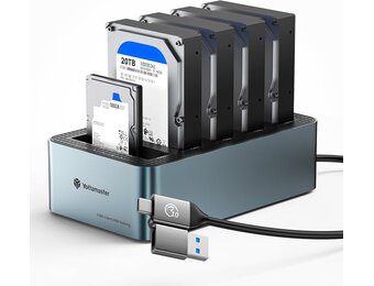Yottamaster 5-Bay Docking Station - Snel & Veilig Opslag