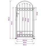 Hekpoort Grijs Staal - 102 x 200 cm - 35% Korting!