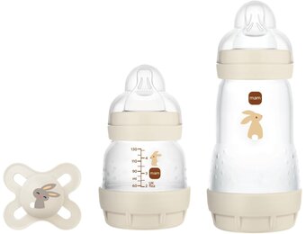 MAM Starter Set Babyflessen & Speen - Neutraal (32% Korting)