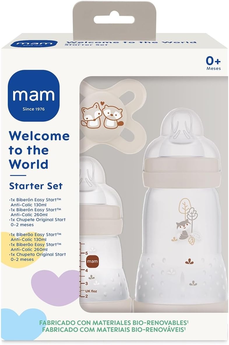 Anti-koliek Startset Baby | 2 flessen (160ml & 260ml) & speen | 57% Korting