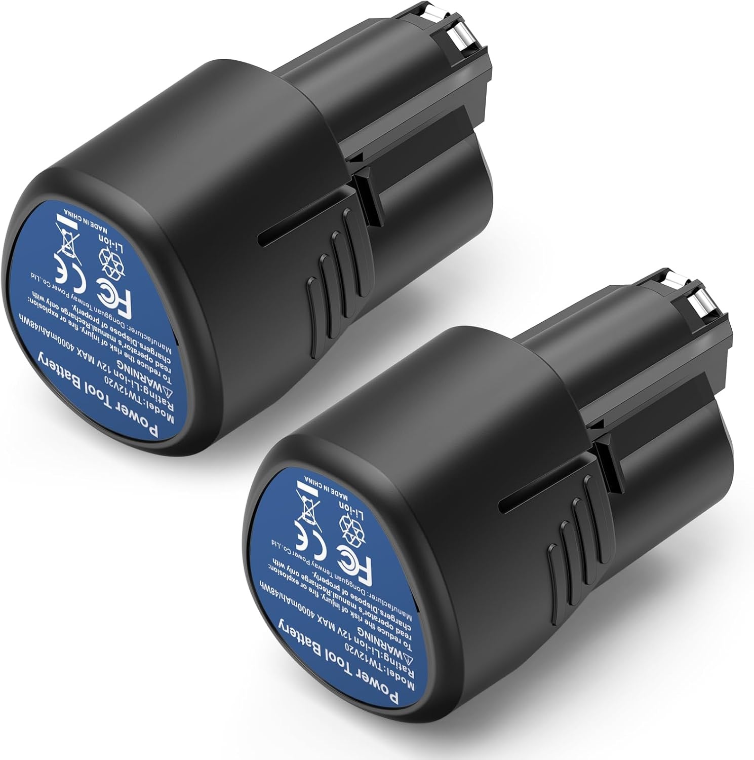 ASUNCELL Pack of 2 4000 mAh Lithium Ion Battery for Dremel 8260 8240 8250 Battery Rotation Tool Multifunctional Tool 12V 4Ah Li-ion Replacement Battery