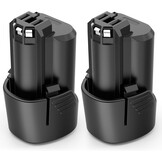 ASUNCELL Pack of 2 4000 mAh Lithium Ion Battery for Dremel 8260 8240 8250 Battery Rotation Tool Multifunctional Tool 12V 4Ah Li-ion Replacement Battery
