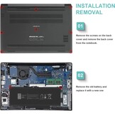 Accu F3YGT voor Dell Latitude 7000-serie - 7.6V 60Wh