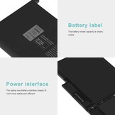 Accu F3YGT voor Dell Latitude 7000-serie - 7.6V 60Wh