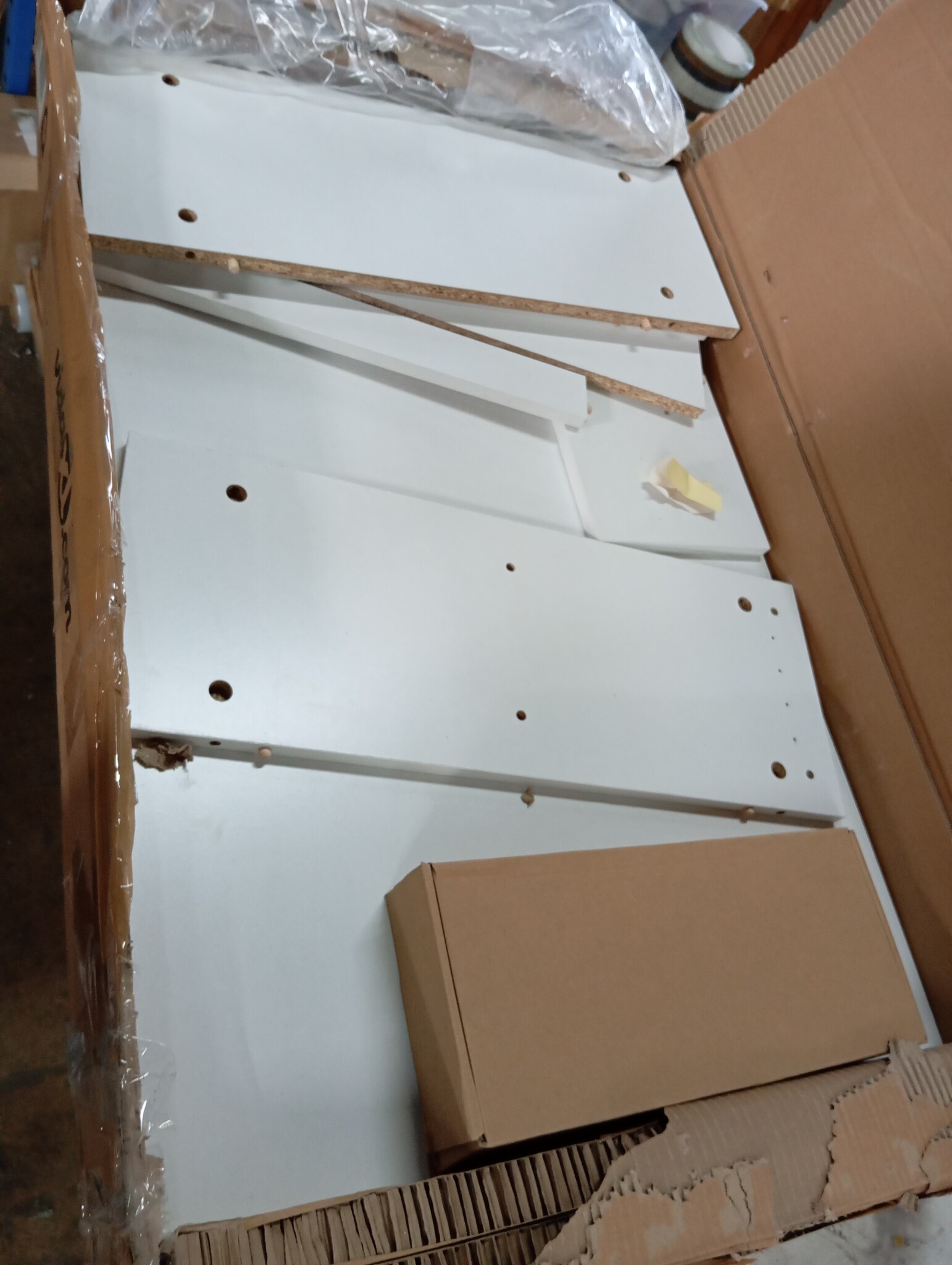 vidaXL Salontafel Wit Bewerkt Hout - 90x60x35 cm - 74% Korting