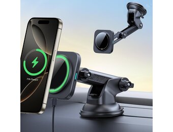 Magnetische Draadloze Autolader iPhone 12-17 | Qi2 15W | 29% Korting