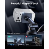 Magnetische Draadloze Autolader iPhone 12-17 | Qi2 15W MagSafe | 1600g Houdkracht | Dashboardhouder