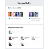 Magnetische Draadloze Autolader iPhone 12-17 | Qi2 15W MagSafe | 1600g Houdkracht | Dashboardhouder