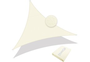 Rechthoekig Zonnezeil Crème 2.5x4m - 95% UV-bescherming