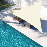 Rechthoekig Zonnezeil 2.5x4m Crème 95% UV-bescherming + Bevestigingsset (39% Korting)