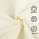 Rechthoekig Zonnezeil Crème 2.5x4m - 95% UV-bescherming & Waterdicht