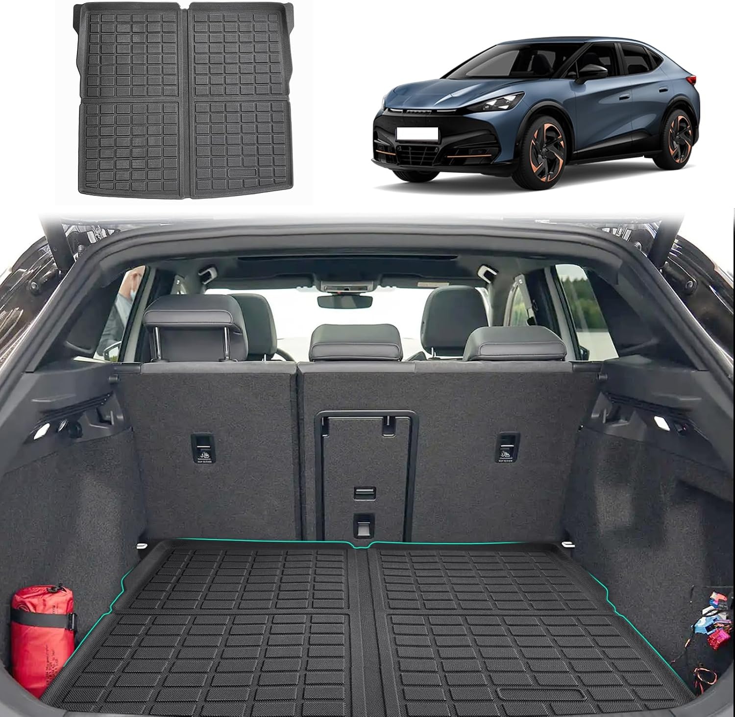 Kofferbakmat TPE Cupra Tavascan 2025-2027 VZ | 60% Korting | Opvouwbaar & Waterdicht