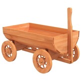 Decoratieve Houten Wagen met Korting - 70x43x54 cm