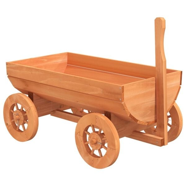 Decoratieve Houten Wagen met Korting - 70x43x54 cm